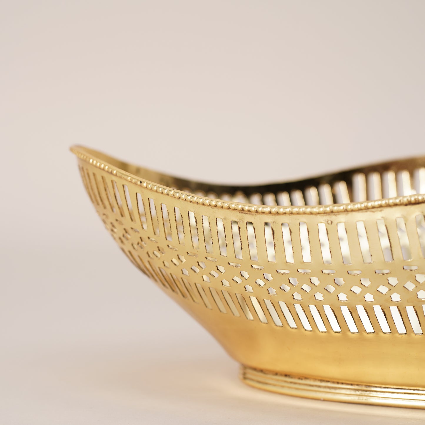 Lattice Fruit Bowl - GOLD