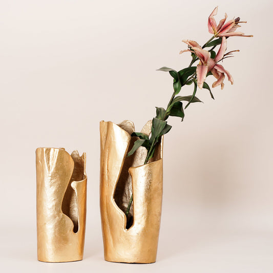 Abstract Vase - GOLD